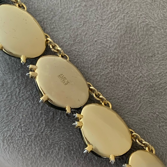 ALEXIS BITTAR • NEW Crystal Studded Satin Silk Lucite Spiked Starburst Necklace - Picture 13 of 15